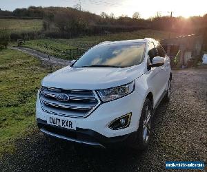 2017 Ford Edge Titanium diesel 20 TDCI AWD 4 x 4 FFSH sat nav heat seats REDUCED