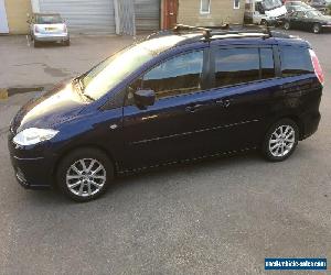 Mazda5 TS2 diesel 7 seater MPV 2008 tow-bar stunning blue roof-bars sliding door