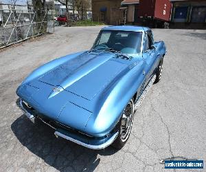 1965 Chevrolet Corvette Nassau blue Covette knock off wheels, side pipes