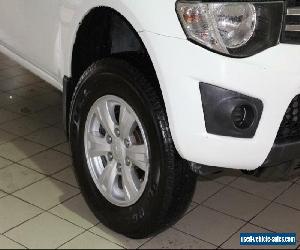 2011 Mitsubishi Triton GLX MN MY11 White Manual M Dual Cab Utility