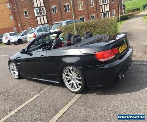 BMW 335I M SPORT CONVERTIBLE 2007 BLACK CUSTOM LEATHERS & KIT-  73K FSH - MOT  