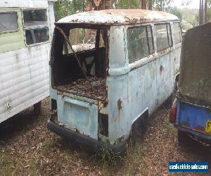 VW Kombi low light 8 seater tagged bus, very rare,very rusty