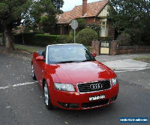 up for sale is a 2005 audi a4 3.0 convertable v6 low ks wont last 