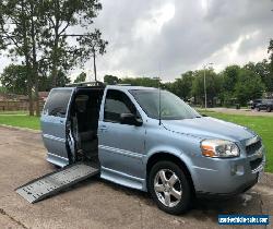 2007 Chevrolet Uplander Braunability swivel seat hand controls 50k miles for Sale