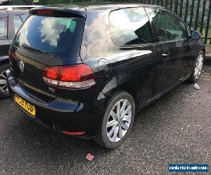 2009 VW GOLF 1.4 TSI GT 3 DOOR BLACK 1 OWNER SPARES OR REPAIR DAMAGED NON-RUNNER