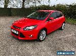 2014 (14) FORD FOCUS ZETEC, 1.0 ECOBOOST RED, 41K MILES, FULL HISTORY,  for Sale