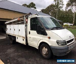 ford transit service body with crane 