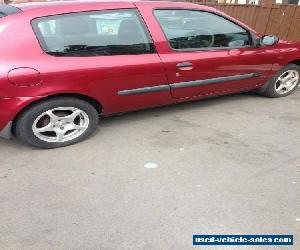  Renault Clio Dynamic Red 2002(12 M.O.T) mileaga 66104