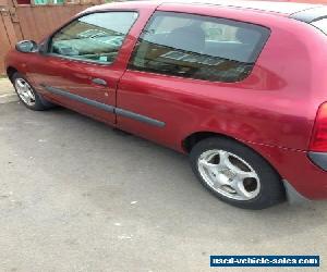  Renault Clio Dynamic Red 2002(12 M.O.T) mileaga 66104