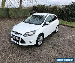 2012 (62) FORD FOCUS TITANIUM, 1.0 ECOBOOST WHITE, 44K MILES, FULL HISTORY,  for Sale