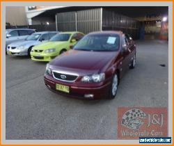 2003 Ford Fairmont BA Ghia Burgundy Automatic 4sp A Sedan for Sale