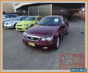 2003 Ford Fairmont BA Ghia Burgundy Automatic 4sp A Sedan