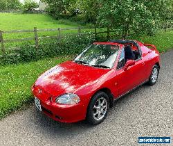 Red Honda CRX Del Sol Manual transmission and Transtop roof for Sale