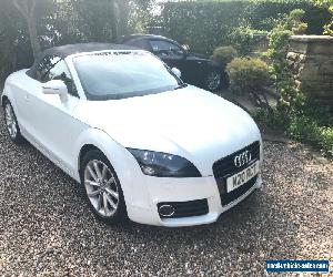 Audi TT 2013 White Convertible - excellent low mileage condition 21,500 miles