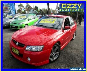 2005 Holden Commodore VZ SV6 Red Automatic 5sp A Sedan