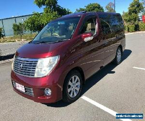2004 Nissan Elgrand E51 Series 2 Red Automatic 5sp A Wagon