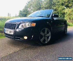 2007 (07) AUDI A4 CONVERTIBLE 2.0 TDI 140 SPORT BLACK 108K FULL SERVICE HISTORY for Sale