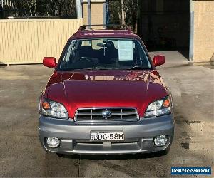 2002 Subaru Outback B3A Red Automatic A Wagon