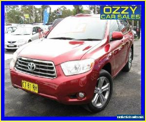 2009 Toyota Kluger GSU40R KX-S (FWD) Red Automatic 5sp A Wagon