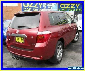 2009 Toyota Kluger GSU40R KX-S (FWD) Red Automatic 5sp A Wagon