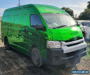 2015 TOYOTA HIACE KDH221R SLWB 3.0L DIESEL TURBO VAN DAMAGED DRIVES HIGH ROOF