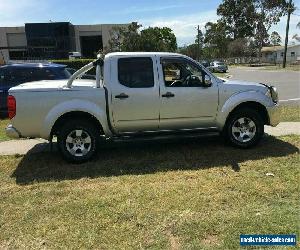 2007 Nissan Navara D40 ST-X Silver Automatic A Utility