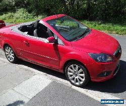  2008 FORD FOCUS CC-2.  2.0 PETROL CONVERTIBLE IN RED  for Sale