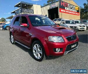 2009 Ford Territory SY MkII Ghia Red Automatic A Wagon
