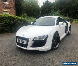 2008 Audi R8 v8 manual Ibis White Mag ride, carbon blades, Bang and Olufsen for Sale