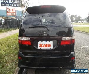 2002 Toyota Tarago ACR30R GLX Black Automatic 4sp A Wagon