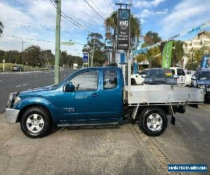 2008 Nissan Navara D40 ST-X Blue Manual M Cab Chassis