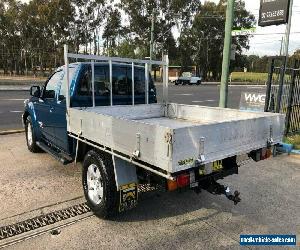 2008 Nissan Navara D40 ST-X Blue Manual M Cab Chassis