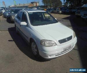 2001 Holden Astra TS CD White Manual 5sp M Hatchback