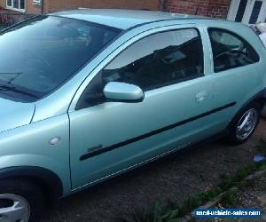 2001 VAUXHALL CORSA SXI 16V GREEN 1.2