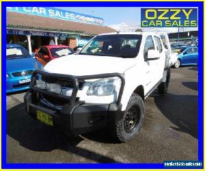 2013 Holden Colorado RG LX (4x4) White Manual 5sp M Crewcab