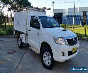 2011 Toyota Hilux KUN26R MY12 SR (4x4) White Manual 5sp M