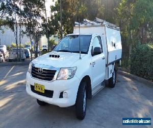 2011 Toyota Hilux KUN26R MY12 SR (4x4) White Manual 5sp M