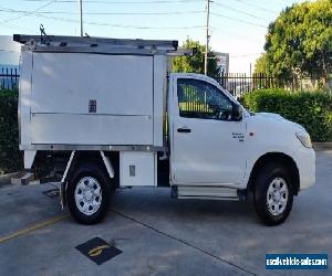 2011 Toyota Hilux KUN26R MY12 SR (4x4) White Manual 5sp M