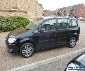 2007/57 VOLKSWAGEN TOURAN 7 SEAT SE 2.0 TDI 140 BLACK AC ALLOYS 82K FSH