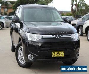 2012 Mitsubishi Outlander ZH MY12 LS (7 Seat) Black Automatic 6sp A Wagon for Sale