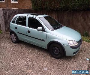 2001 VAUXHALL CORSA COMFORT 1.2 16V GREEN 71666 miles