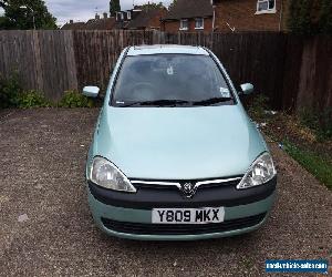 2001 VAUXHALL CORSA COMFORT 1.2 16V GREEN 71666 miles