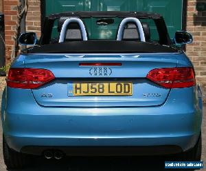 Audi A3 Cabriolet 2.0 TDI Sport in metallic blue