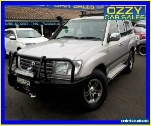 2003 Toyota Landcruiser HDJ100R GXL (4x4) Silver Manual 5sp M Wagon