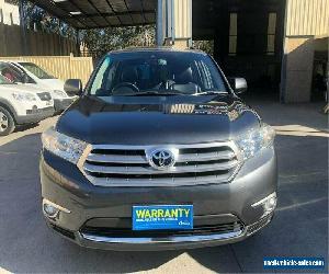 2010 Toyota Kluger GSU40R Grande Grey Automatic A Wagon