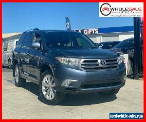 2012 Toyota Kluger GSU40R Grande Cosmos Blue Automatic A Wagon