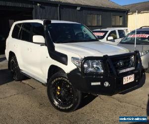 2009 Toyota Landcruiser VDJ200R 09 Upgrade GXL (4x4) White Automatic 6sp A