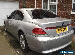 2002 "51" BMW 745 I Auto Silver FULLY LOADED Sunroof Spares Repair nor Salvage for Sale