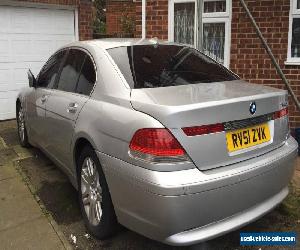 2002 "51" BMW 745 I Auto Silver FULLY LOADED Sunroof Spares Repair nor Salvage