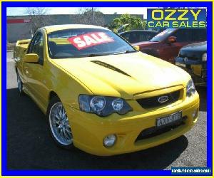 2006 Ford Falcon BF MkII XR8 Yellow Automatic 6sp A Utility